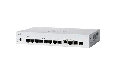 CBS350-8S-E-2G - Cisco Business 8 x Ports 10/100/1000Base-T + 2 x SFP Layer 3 Managed Gigabit Ethernet Switch