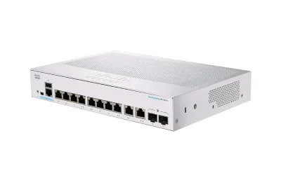 CBS350-8T-E-2G - Cisco Business 350 Series CBS350-8T-E-2G 8 x Ports 10/100/1000Base-T + 2 x Ports Combo SFP Rack-Mountable Layer 3 Managed Gigabit Ethernet Network Switch