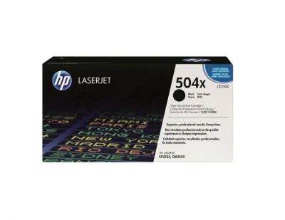 CE250X - HP 504X High Yield Black LaserJet Toner Cartridge Black Laser 10500 Page