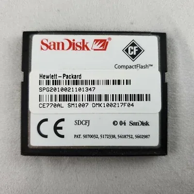 CE770EG - HP 1GB CompactFlash (CF) Memory Card for LaserJet 3000 Printer