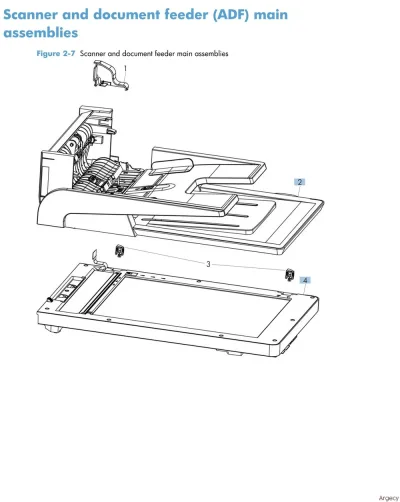 CF144-60129 - HP Document Feeder (ADF) Assembly LJ Pro M276 Series