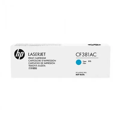 CF381AC - HP 312a Cyan LaserJet Tonerpatrone Cf380x