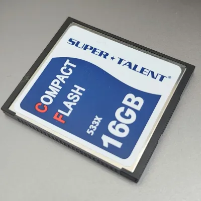 CF8GB-533X - Super Talent 8GB 533x CompactFlash (CF) Memory Card