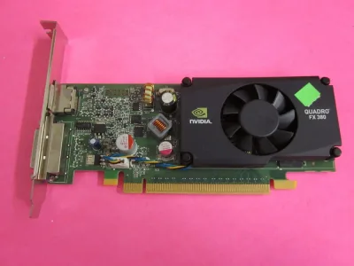 CHJ39 - Dell Nvidia Quadro FX 380 512MB 64-Bit DisplayPort/ DVI PCI Express 2 x16 Low Profile Video Graphics Card