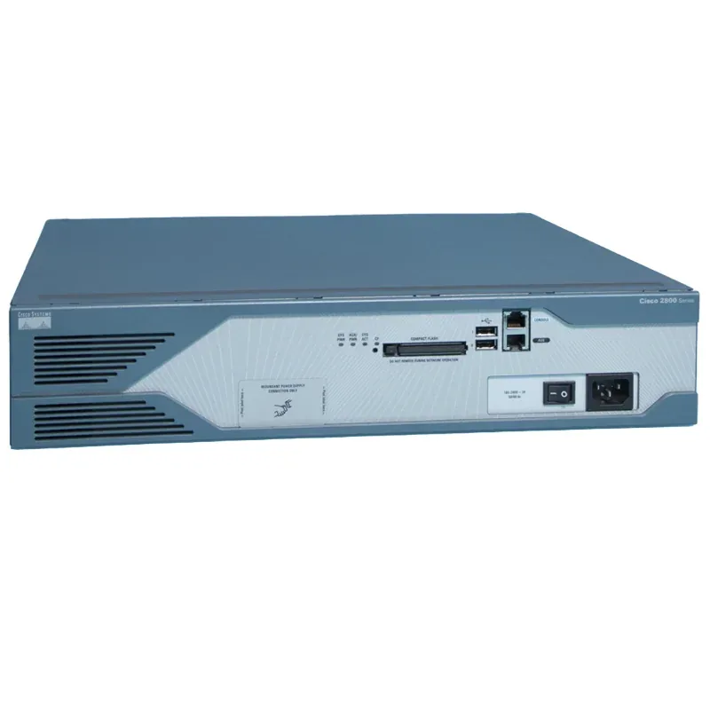 Cisco CISCO2821-V3PN/K9-RF 2821 Integrated Services Router 2 x AIM, 4 x Interface Card, 1 x Network Module, 1 x EVM, 3 x PVDM 2 x 10/100/1000Base-T LAN