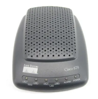 CISCO678-RF - Cisco 678 ADSL Router 1 x 10/100Base-TX LAN, 1 x ADSL WAN, 1 x Phone DSL Router