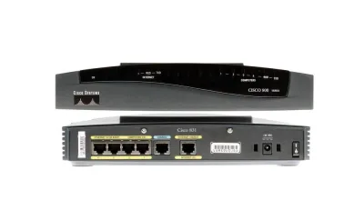 Cisco CISCO831-K9/MEM830 831 Secure Broadband Router 1 x 10Base-T WAN, 4 x 10/100Base-TX LAN Router