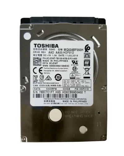 CJDWT - Dell 500GB 5400RPM SATA 2.5-inch Laptop hard Drive for Alienware 13 R2Hard Drive