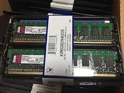 Kingston CKVR533D2N4/256 256MB DDR2-533MHz PC2-4200 non-ECC Unbuffered CL4 240-Pin DIMM Memory Module
