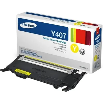 CLT-Y407S - Samsung Y407 Yellow Toner Cartridge for CLP320n / CLP325 / CLX3180 / CLX3185