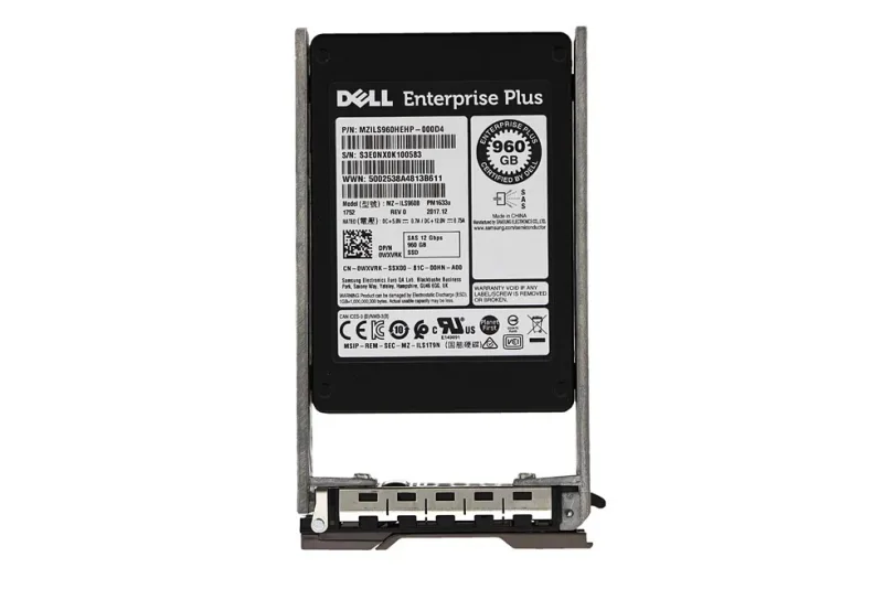 Dell CN8KY Dell 0CN8KY / CN8KY 960GB SAS 12Gb/s Read Intensive 2.5-Inch Solid State Drive