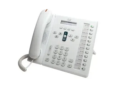 Cisco Unified IP Phone 6961 Slimline VoIP Phone SCCP White