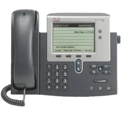 CP-7942G - Cisco Unified IP Phone 7942G VoIP phone SCCP, SIP-Silver, dark gray