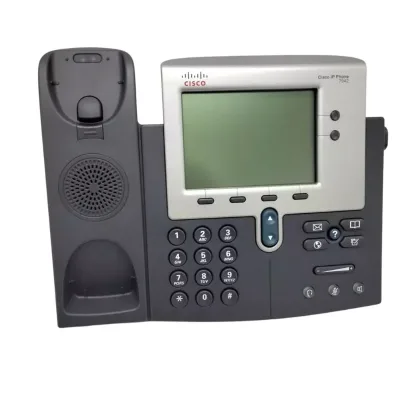 Cisco Unified IP Phone 7942G- VoIP Phone SCCP, SIP-Silver, Dark gray