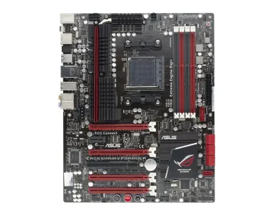 CROSSHAIR V FORMULA - Asus Crosshair V Formula Desktop Motherboard AMD Socket AM3+ ATX 1 x Processor Support 32GB DDR3 SDRAM Maximum RAM CrossFireX, SLI Support Serial ATA/600 Yes Controller No 3 x PCIe x16 Slot 4 x USB 3.0 Port