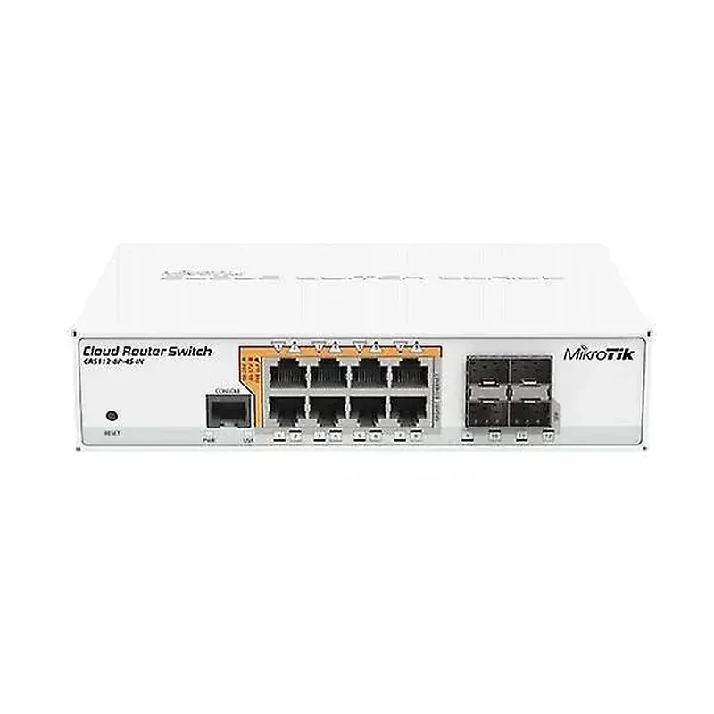 Mikrotik CRS112-8P-4S-IN POE-out and with RouterOS L5. In Stock