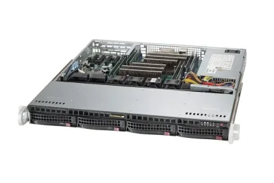 CSE-813MFTQ-R400CB Supermicro SuperChassis CSE-813MFTQ-R400CB 400W 1U Rackmount Server Chassis (Black)