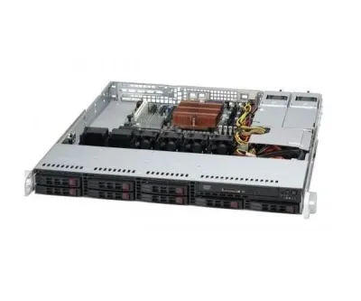 CSE-815TQC-605CB - Supermicro Server Chassis 1U Rackmount