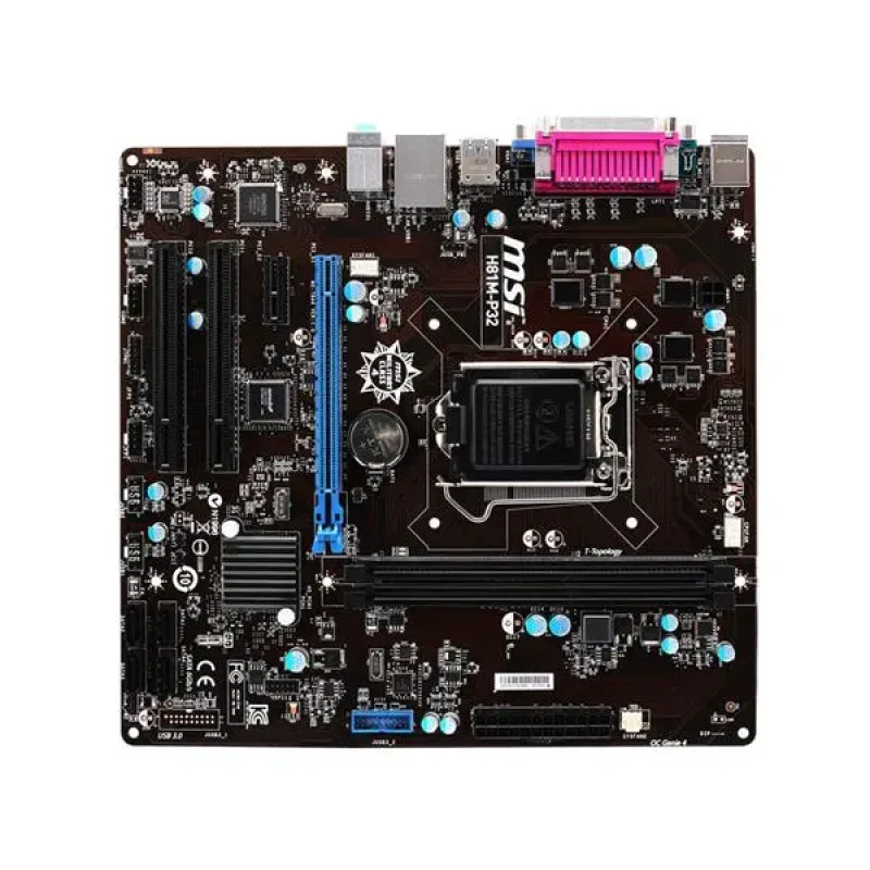 CSM-H81M-P32 - MSI Desktop Motherboard Intel H81 Chipset Socket H3 LGA-1150