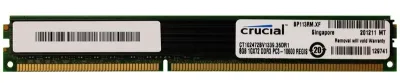 CT102472BV1339 - Crucial 8GB DDR3-1333MHz PC3-10600 ECC Registered CL9 240-Pin DIMM Very Low Profile (VLP) Dual Rank Memory Module