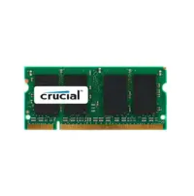 CT12864AC800 - Crucial Technology 1GB DDR2-800MHz PC2-6400 non-ECC Unbuffered CL6 200-Pin SoDimm 1.8V Memory Module