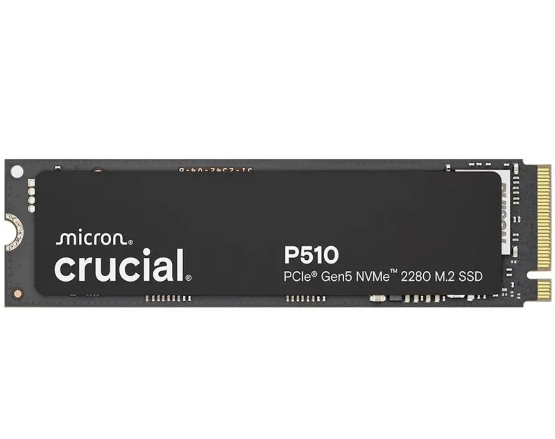 Crucial CT2000P510SSD8 P510 2TB PCI Express 5.0 x4 NVMe M.2 2280 Internal Solid State Drive