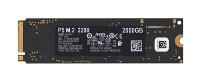 CT2000P5SSD8 - Crucial P5 Series 2TB PCI Express NVMe 3.0 x4 M.2 2280SS Solid State Drive