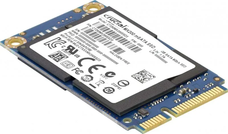 CT250MX200SSD3 - Crucial MX200 250GB mSATA 6Gb/s 1.8-Inch Solid State Drive