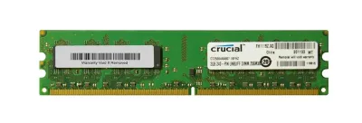 CT25664AA667 - Crucial Technology 2GB DDR2-667MHz PC2-5300 non-ECC Unbuffered CL5 240-Pin DIMM 1.8V Memory Module