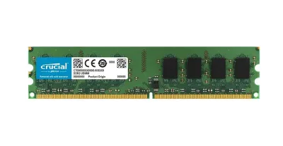 CT25672BF1339 - Crucial 2GB DDR3-1333MHz PC3-10600 ECC Unbuffered CL9 204-Pin SODIMM 1.35v Low Voltage Dual Rank Memory Module