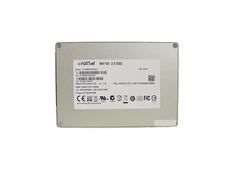 CT256MX100SSD1 - Crucial Technology 256GB SATA 6Gb/s 2.5-inch Solid State SSD