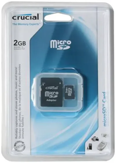 CT2GBUSD - Crucial 2GB microSD Flash Memory Card