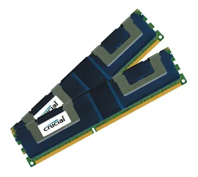CT2K32G3ELSLQ41339 - Crucial 64GB Kit (2X32GB) PC3-10600 DDR3-1333MHz ECC Registered CL9 240-Pin DIMM 1.35V Memory