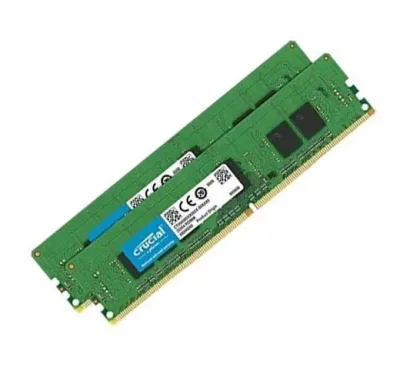 CT2K4G4RFS8266 - Crucial 8GB Kit (2 X 4GB) DDR4-2666MHz PC4-21300 ECC Registered CL19 288-Pin DIMM 1.2V Single Rank Memory