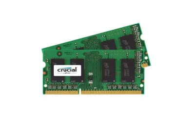 CT2K51264BF186DJ - Crucial 8GB (4GB x 2) PC3-14900 DDR3-1866MT/s 204-Pin SoDimm Memory Kit