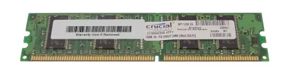 CT3264Z335 - Crucial 256MB DDR-333MHz PC2700 non-ECC Unbuffered CL2.5 184-Pin DIMM Memory Module