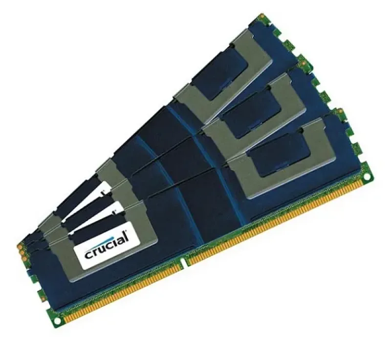 CT3K32G3ELSLQ41339 - Crucial 96GB Kit (3X32GB) DDR3-1333MHz PC3-10600 ECC Registered CL9 240-Pin DIMM 1.35V Memory