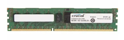 CT4G3ERSLS41339 - Crucial 4GB DDR3-1333MHz PC3-10600 ECC Registered CL9 240-Pin DIMM 1.35V Low Voltage Single Rank Memory Module