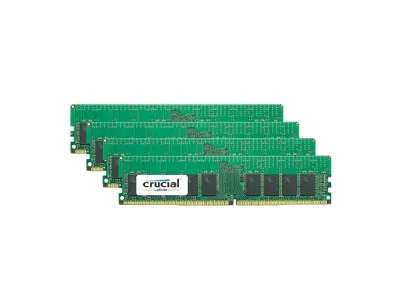 CT4K16G4RFD8266 - Crucial 64GB Kit (4 x 16GB) DDR4-2666MHz PC4-21300 ECC Registered CL19 288-Pin RDIMM 1.2V Dual Rank Memory Module