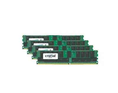 CT4K32G4RFD4266 - Crucial 128GB Kit (4 x 32GB) DDR4-2666MHz PC4-21300 ECC Registered CL19 288-Pin RDIMM 1.2V Dual Rank Memory Module