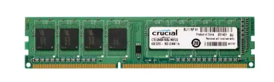 CT51264BA160BJ - Crucial Technology 4GB DDR3-1600MHz PC3-12800 non-ECC Unbuffered CL11 240-Pin DIMM 1.35V Low Voltage Memory Module