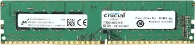 CT8G4DFD8213 - Crucial Technology 8GB DDR4-2133MHz PC4-17000 non-ECC Unbuffered CL15 288-Pin DIMM 1.2V Dual Rank Memory Module