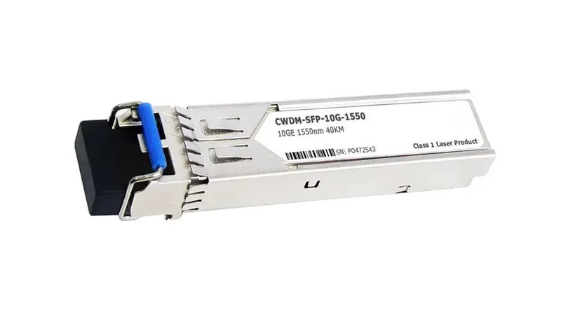 CWDM-SFP10G-1550 - Cisco Single-Mode 10Gbps 10GBase-CWDM Fiber 40km 1550nm Duplex LC Connector SFP+ Transceiver Module