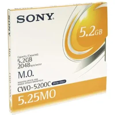 CWO5200 - Sony CWO5200 Magneto Optical Media - 5.20 GB - 5.25 - 8x