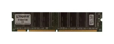 D1664130 - Kingston 128MB 100MHz PC100 non-ECC Unbuffered CL2 168-Pin DIMM Memory Module