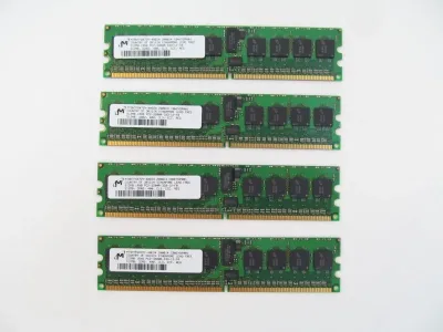 D2695 - Dell 2GB Kit (4X512MB) DDR2-400MHz PC2-3200 CL3 Memory