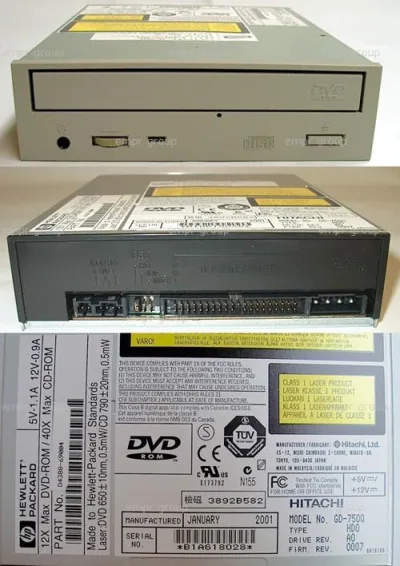 D4388-69002 - HP 8 x 40 x IDE DVD-ROM Drive for Vectra VL400