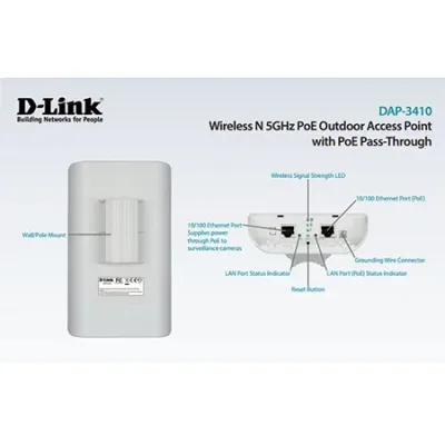 DAP-3410 - D-Link IEEE 802.11n 300Mbps Wireless Access Point