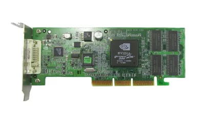 DC154AR - HP GeForce2 MX200 AGP 4x DVI Dual Port Video Graphics Card