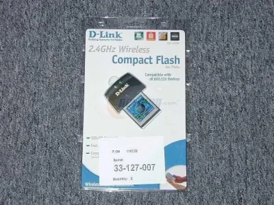 DCF-660W - D-Link Type Ii 802.11b Wireless Compact Flash Card
